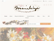Tablet Screenshot of mariawaye.com